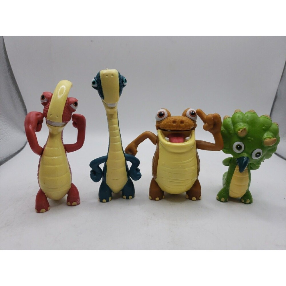 4 Gigantosaurus Dinosaur Toy Figures ~ Jakks Pacific ~ Disney Junior